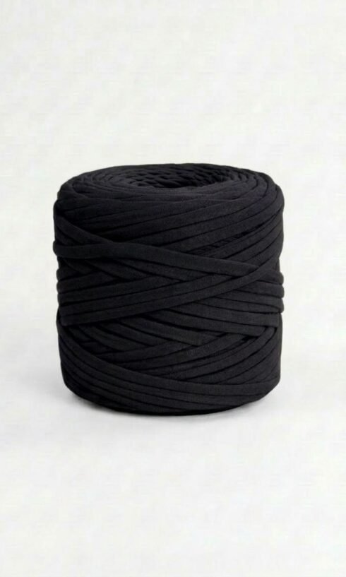 Bobine de Fil Trapilho Premium – Noir Intense
