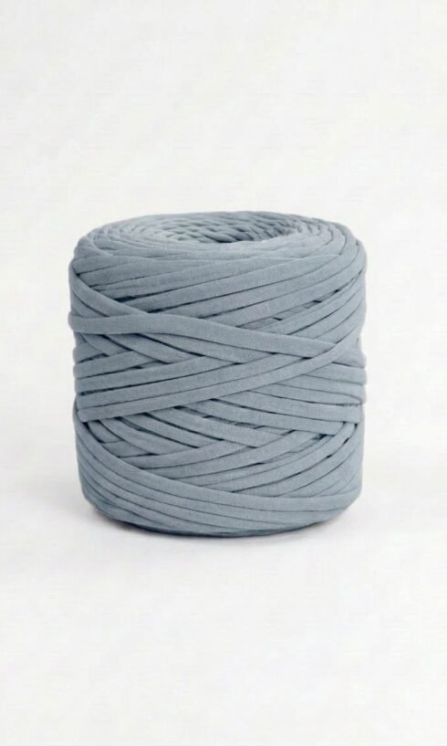 Bobine de Fil Trapilho Premium – Gris Bleu / Bleu Givré