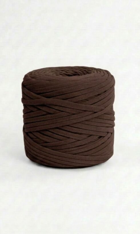 Bobine de Fil Trapilho Premium – Marron Chocolat / Brun Profond