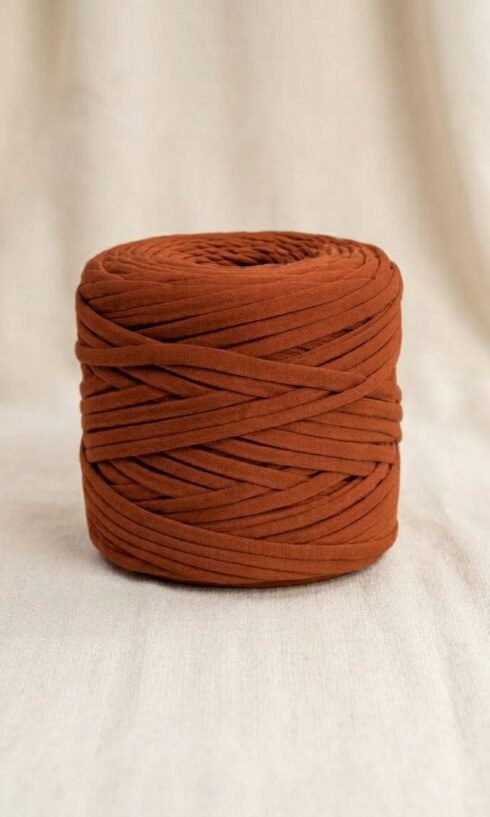 Bobine de Fil Trapilho Premium – Terracotta / Brique Chaud