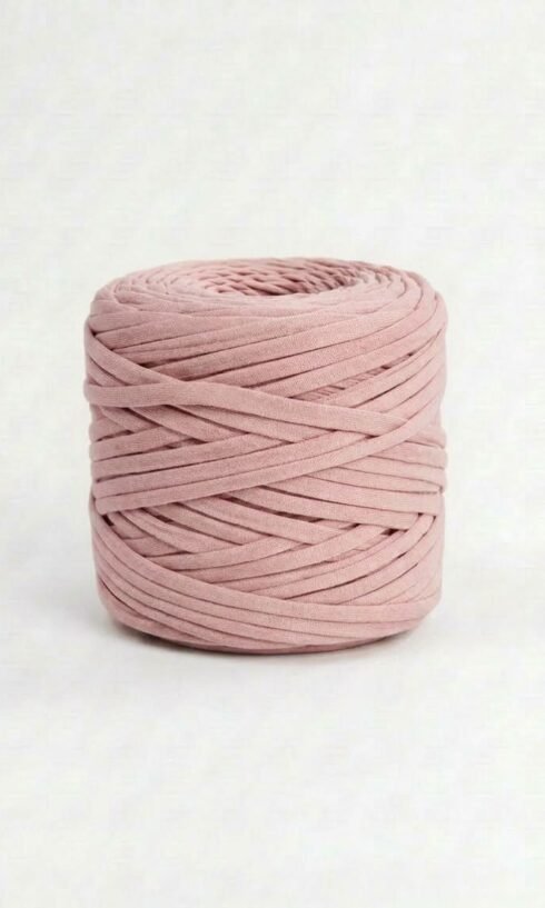 Bobine de Fil Trapilho Premium – Rose Poudré / Vieux Rose