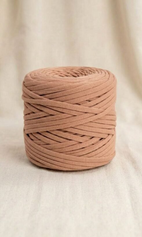 Bobine de Fil Trapilho Premium – Nude Rose / Terre Rosée