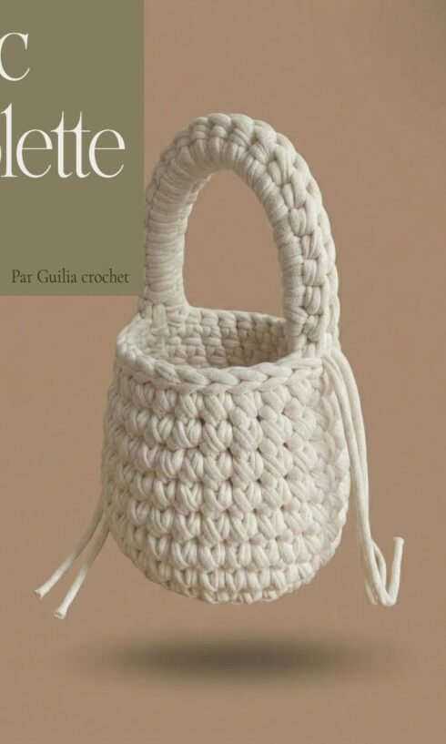 Patron Crochet PDF – Sac Colette (Tutoriel Pas à Pas)